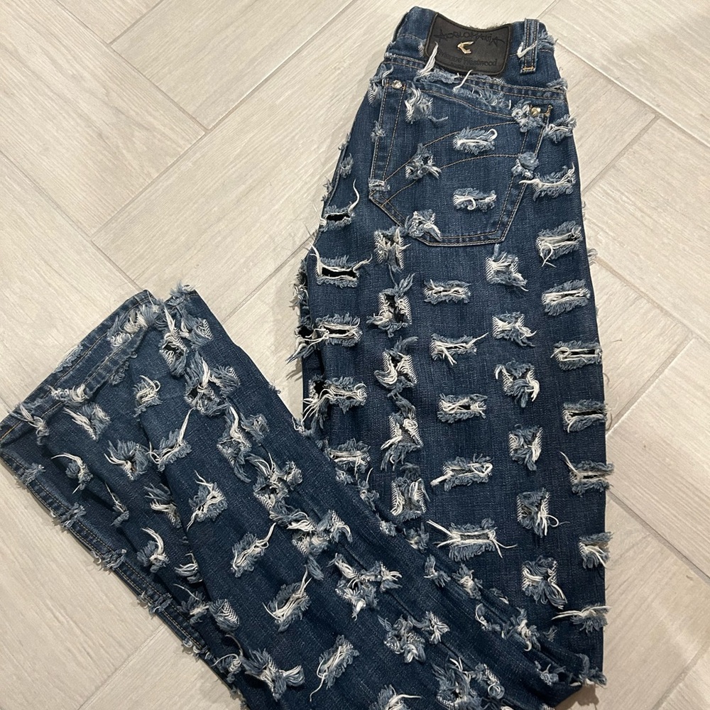 Vivienne Westwood ‘91 Vintage Cut & Slashed Denim